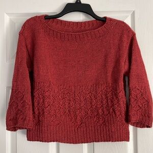Women’s hand knit sweater